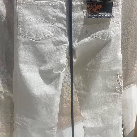 Parasuco Vintage Hand Stitched Embellished Denim Sz 27 - Picture 8 of 14